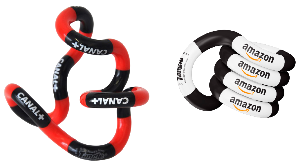 tangle z nadrukiem canal plus i amazon