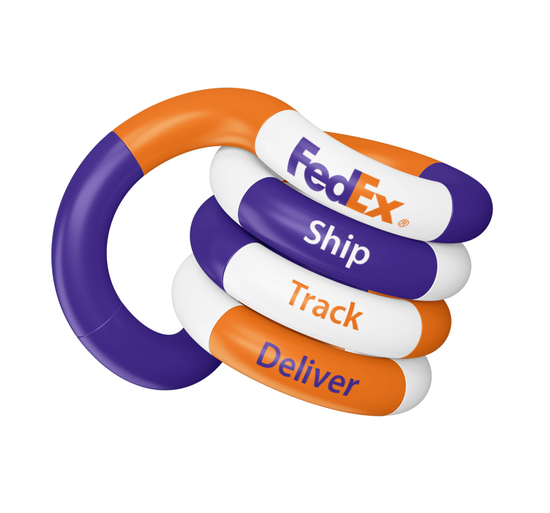 tangle z nadrukiem FedEx